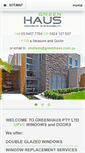 Mobile Screenshot of greenhaus.com.au