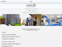 Tablet Screenshot of greenhaus.com.au