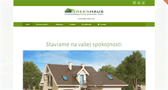 Desktop Screenshot of greenhaus.sk
