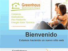 Tablet Screenshot of greenhaus.com.ar